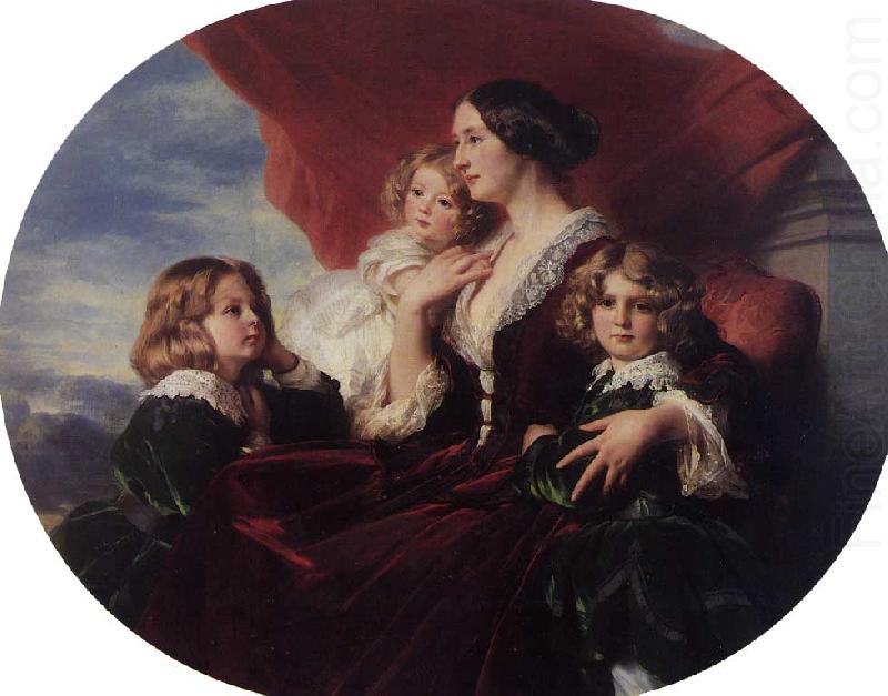 Franz Xaver Winterhalter Elzbieta Branicka, Countess Krasinka and her Children china oil painting image